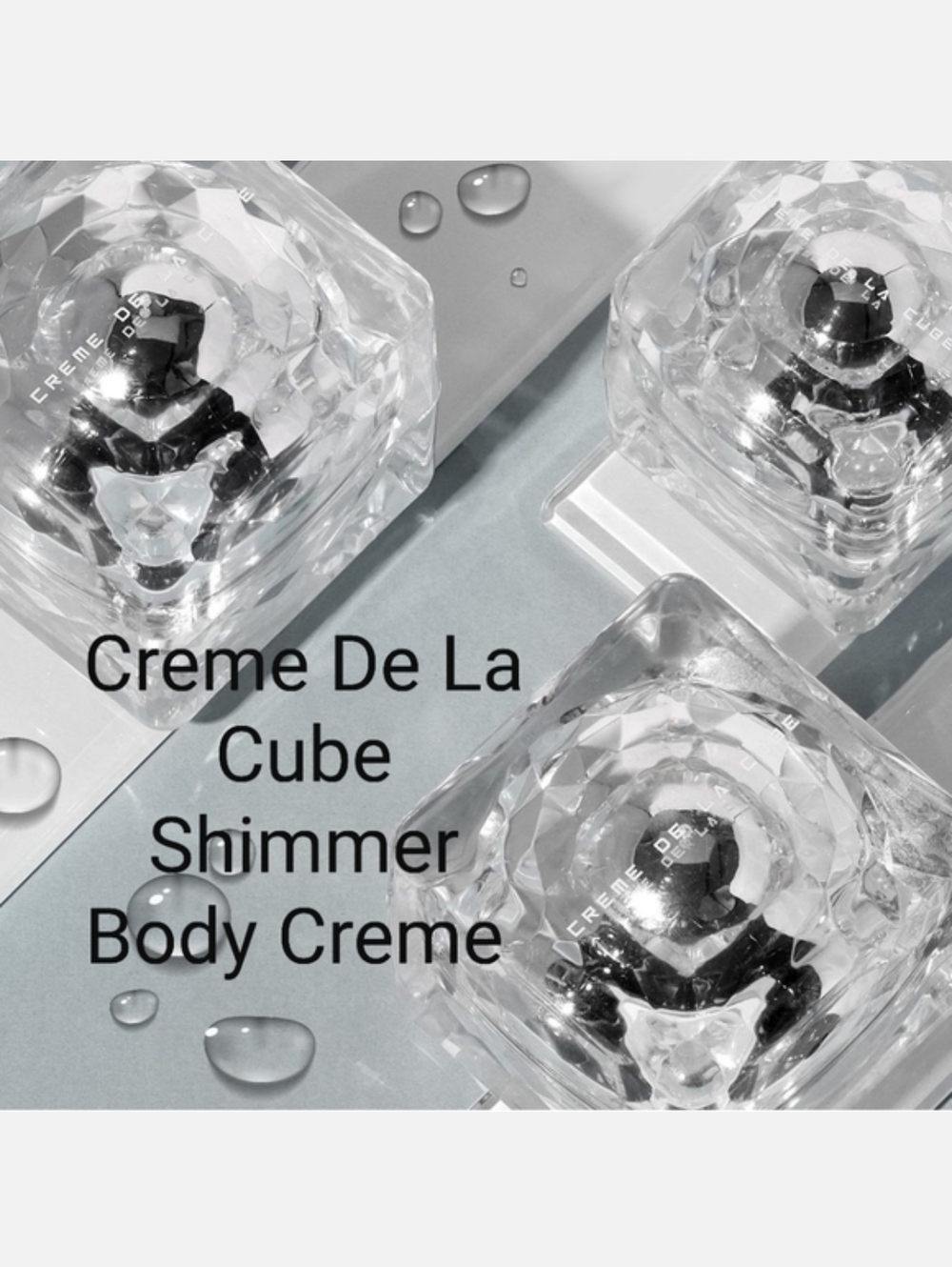 Creme De La Cube Shimmer Body Creme 1.7 oz/50ml NEW